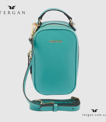Сумка Женская Кожаная TERGAN 80287 TURKUAZ FLOATER