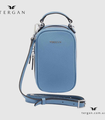 Сумка Женская Кожаная TERGAN 80287 MAVI FLOATER