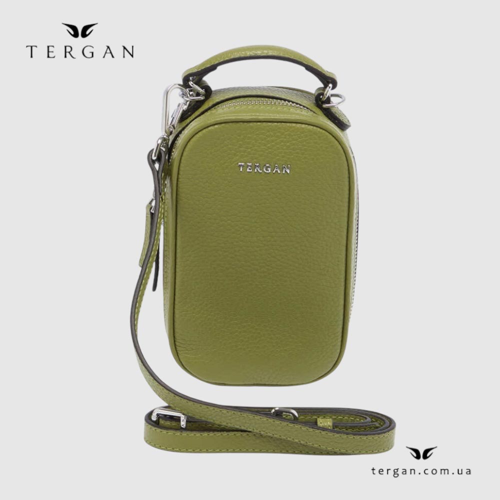 Сумка Женская Кожаная TERGAN 80287  ACIK YESIL FLOATER Зеленый