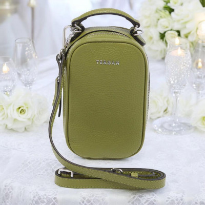 Сумка Женская Кожаная TERGAN 80287  ACIK YESIL FLOATER Зеленый