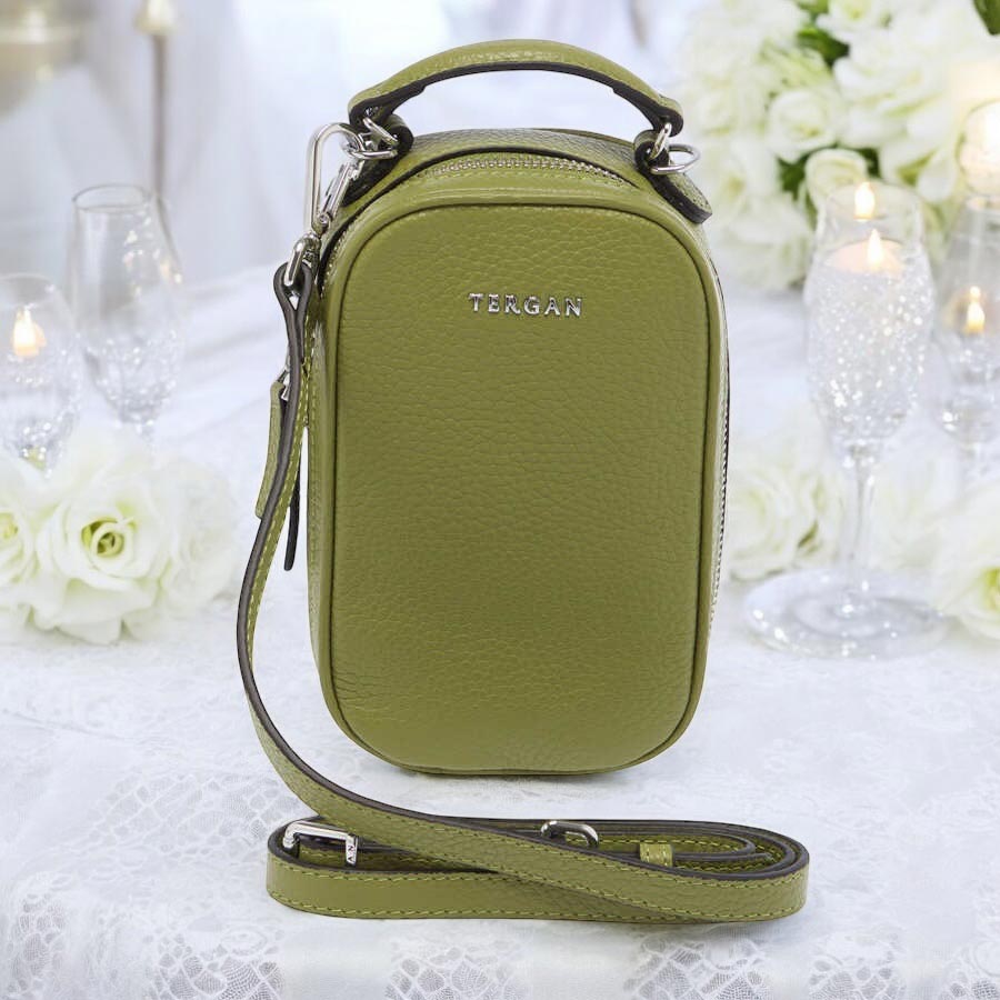 Сумка Женская Кожаная TERGAN 80287  ACIK YESIL FLOATER Зеленый