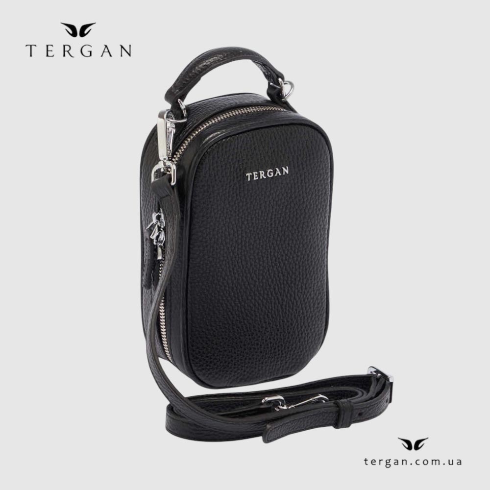 Сумка Женская Кожаная TERGAN 80287  SIYAH FLOATER Черный