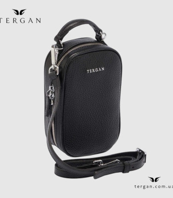 Сумка Женская Кожаная TERGAN 80287 SIYAH FLOATER Черный