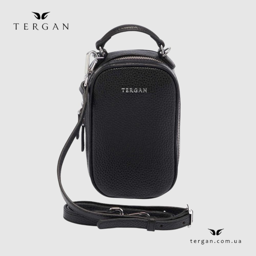 Сумка Женская Кожаная TERGAN 80287  SIYAH FLOATER Черный