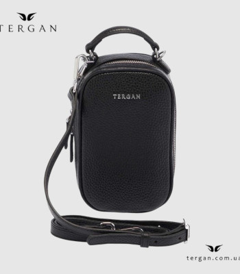 Сумка Женская Кожаная TERGAN 80287 SIYAH FLOATER Черный