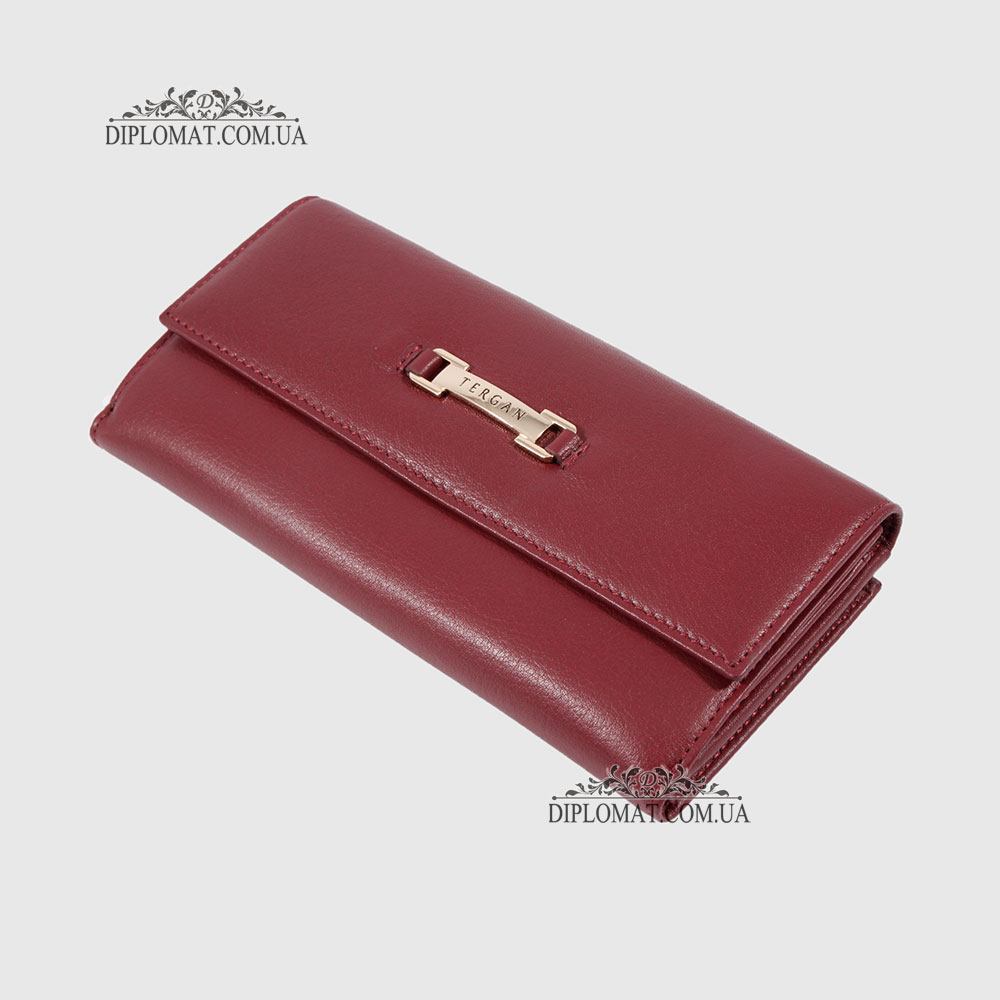 Кошелек органайзер женский кожаный TERGAN 5738  BORDO ARSEL