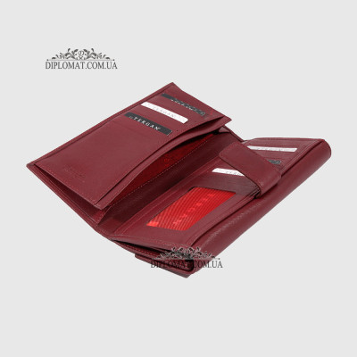 Кошелек органайзер женский кожаный TERGAN 5738  BORDO ARSEL