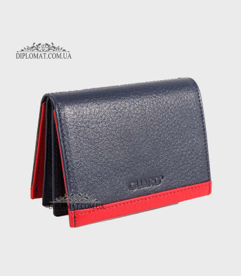 Картхолдер Кредитница кожаная GUARD 1309 LACIVERT FLOATER/KIRMIZI FLOATER