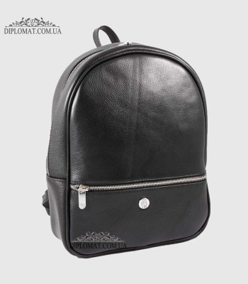 Рюкзак женский KARYA 6003 Кожаный45 Black