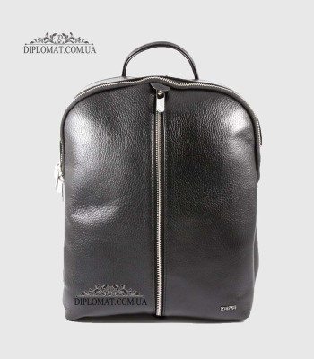 Рюкзак женский KARYA 6004 Кожаный45 Black