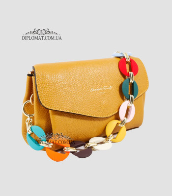 Сумка Женская EMANUELA FERRETTI 81012 Кросс боди Кожаная TURKUAZ FLOATER