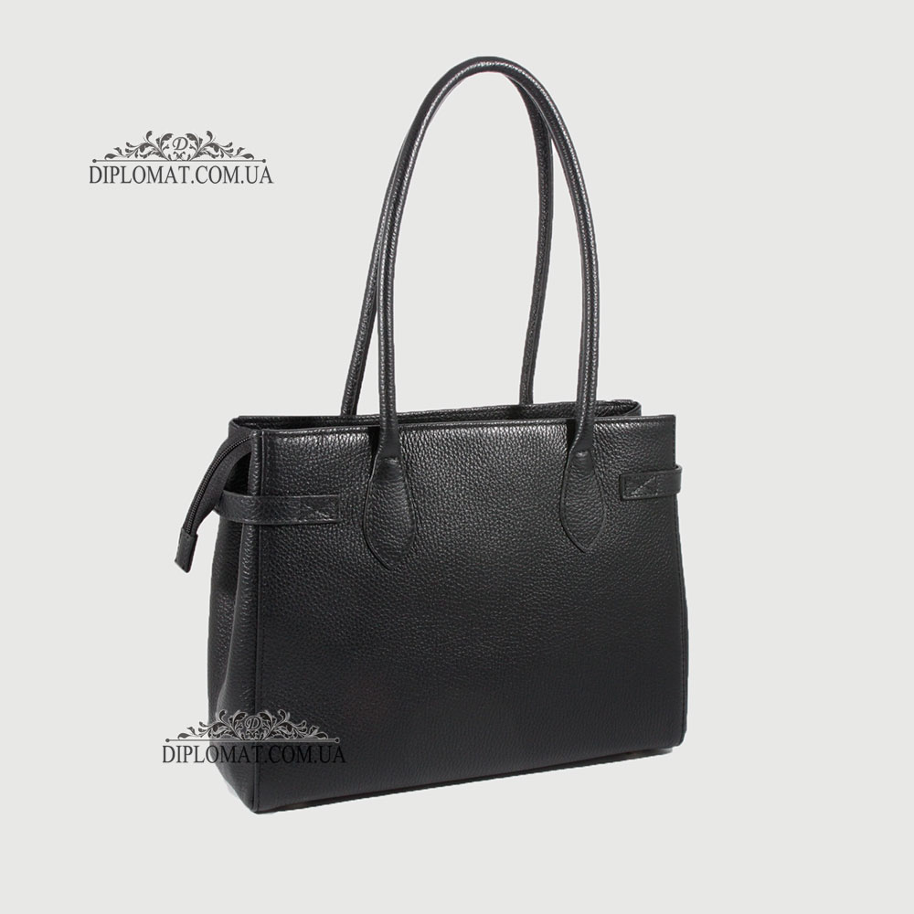 Сумка Женская Кожаная Средняя BELLINI Firenze 8221  BLACK floater Черный