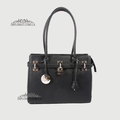 Сумка Женская Кожаная Средняя BELLINI Firenze 8221  BLACK floater Черный