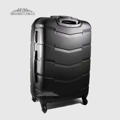 Чемодан Средний WITTCHEN 56-3A-402 Пастик ABS на колесах  Plastc ABS 11 Black Черный Черный