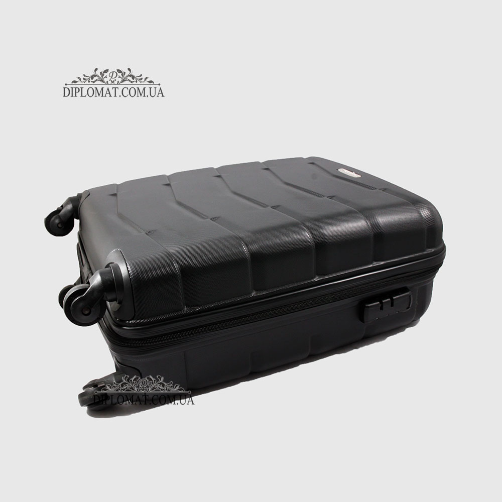 Чемодан Маленький Ручная кладь WITTCHEN 56-3A-401 Пластик ABS 11 Black Черный Черный