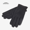 Перчатки мужские кожаные на шерстяной подкладке KALINA M26-2 Черные LAMB BLACK Размеры  10-12