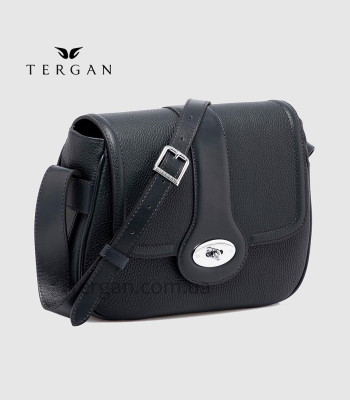 Сумка Женская TERGAN 79753 Кожаная Кросс боди LACIVERT FLOATER/LACIVERT ANALIN