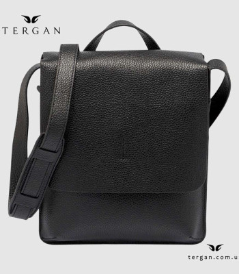 Сумка мужская через плечо TERGAN 21521 кожаная SIYAH LATIGO