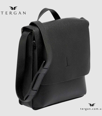 Сумка мужская через плечо TERGAN 21521 кожаная SIYAH LATIGO