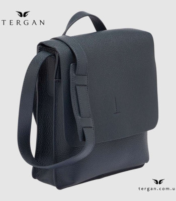 Сумка мужская через плечо TERGAN 21521 кожаная LACIVERT LATIGO