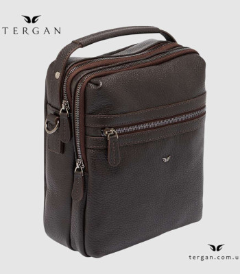 Сумка мужская через плечо TERGAN 21522 с ручкой KAHVE LATIGO