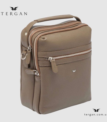 Сумка мужская через плечо TERGAN 21522 с ручкой BEJ FLOATER