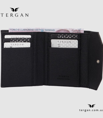 Кошелек женский TERGAN 5809 Кожаный SIYAH MONACO