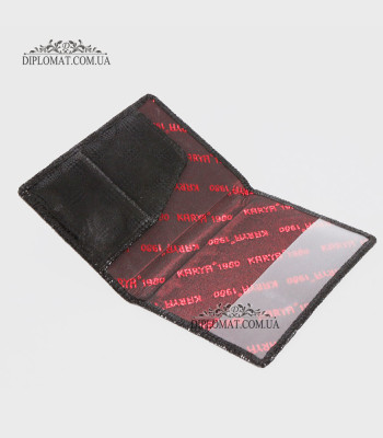 Обложка для паспорта KARYA 092 Lazer Black