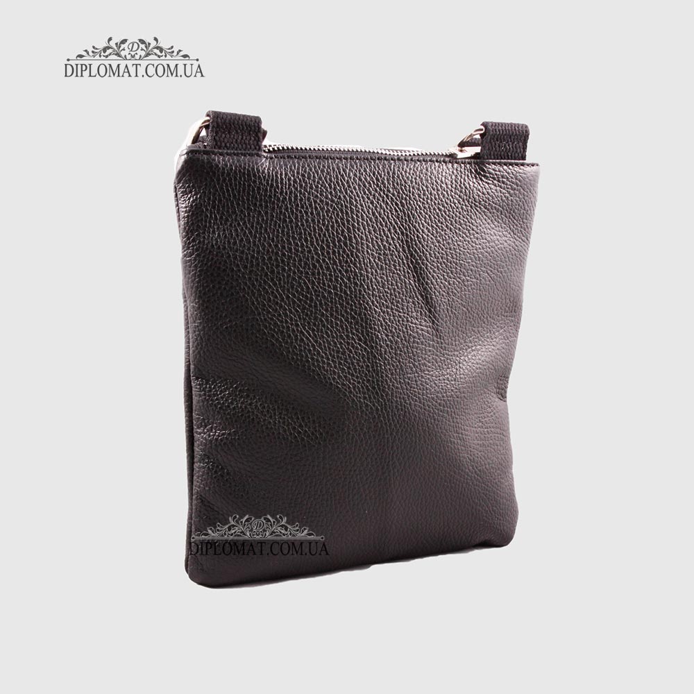 Сумка Кожаная Через плечо EMANUELA FERRETTI 880130  BLACK floater Черный