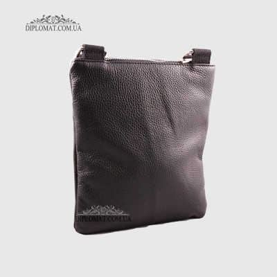 Сумка Кожаная Через плечо EMANUELA FERRETTI 880130  BLACK floater Черный