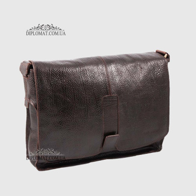 Сумка мужская Мессенджер Через плечо Большая TONY BELLUCCI T-5057  886 D.BROWN Коричневый