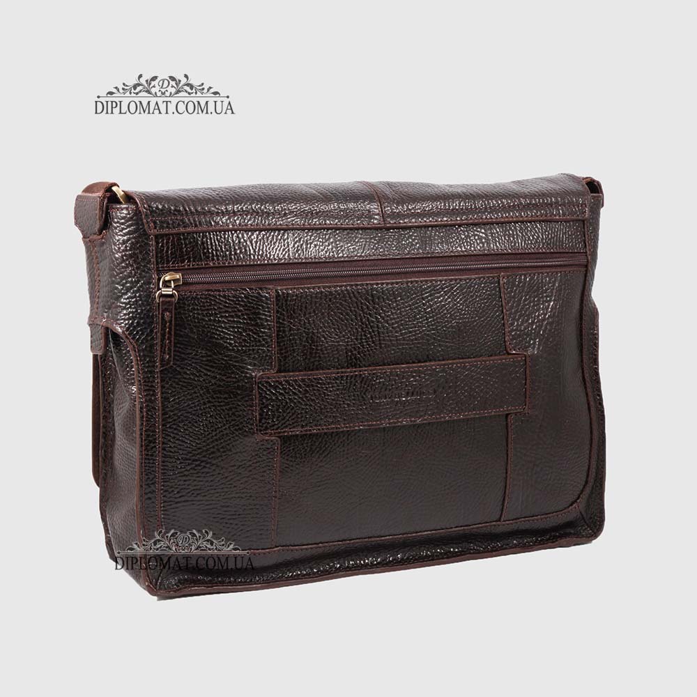 Сумка мужская Мессенджер Через плечо Большая TONY BELLUCCI T-5057  886 D.BROWN Коричневый