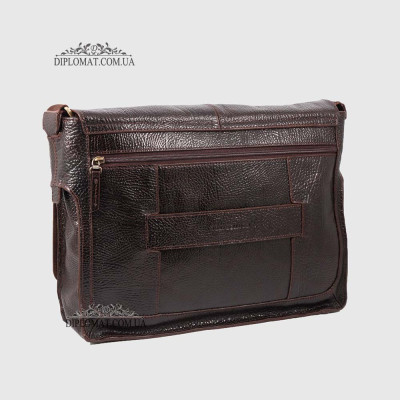Сумка мужская Мессенджер Через плечо Большая TONY BELLUCCI T-5057  886 D.BROWN Коричневый