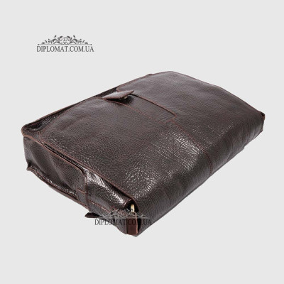 Сумка мужская Мессенджер Через плечо Большая TONY BELLUCCI T-5057  886 D.BROWN Коричневый