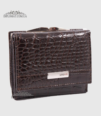 Кошелек женский KARYA 1051 57 Brown Croco