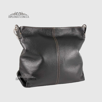 Сумка Женская Кожаная Ручка на плечо BELLINI Rignano 8695  BLACK floater Черный