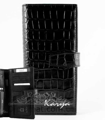 Портмоне мужское KARYA 1123 53 Black Croco