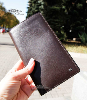 Портмоне мужское TERGAN 1293 Вертикальное для документов и карточекKAHVE RUSTIC Коричневый