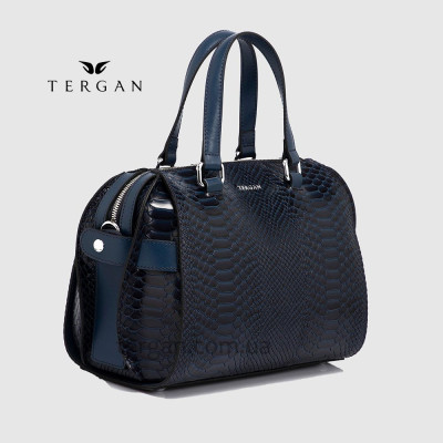 Сумка Женская Кожаная TERGAN 79658  LACIVERT PYTHON