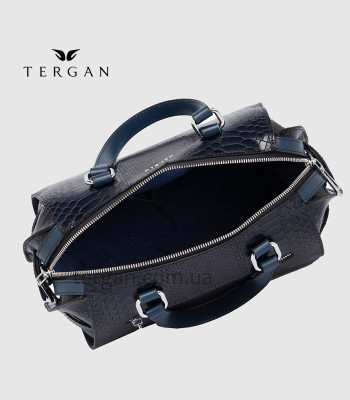 Сумка Женская Кожаная TERGAN 79658 LACIVERT PYTHON