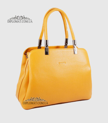 Сумка Женская Кожаная GUARD 604 YELLOW FLOATER
