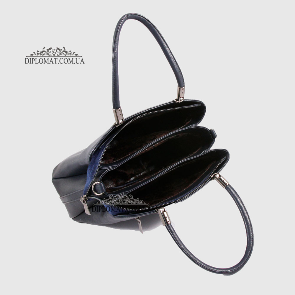 Сумка Женская Кожаная GUARD 604  LACIVERT FLOATER Синий