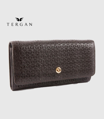 Кошелек женский TERGAN 5787 Кожаный KAHVE FLOATER Коричневый