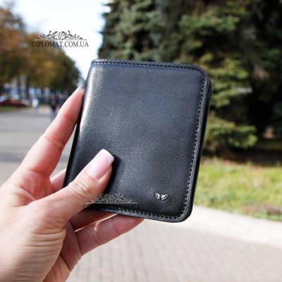 Мужской кожаный Кошелек Портмоне TERGAN 1594 SIYAH  RUSTIC Черный