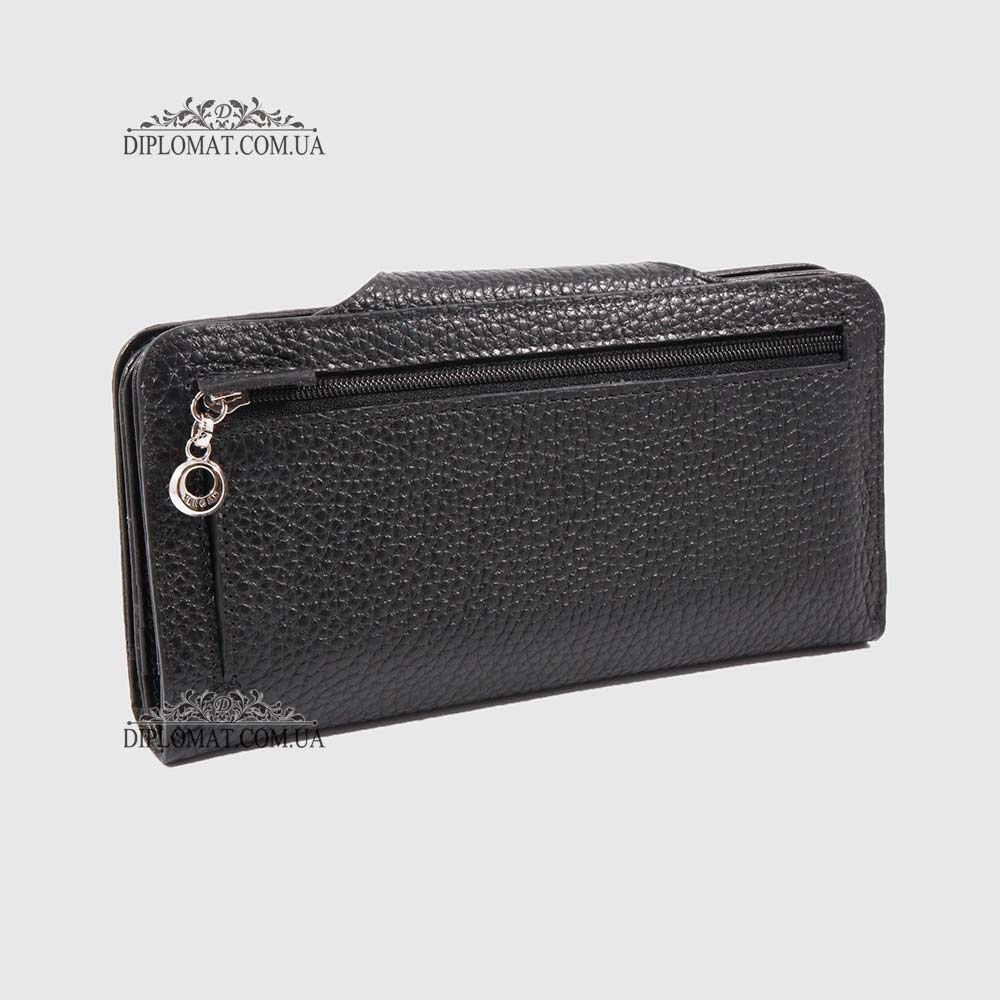 Кошелек женский кожаный TERGAN 5767  SIYAH FLOATER/SIYAH RUSTIC Черный