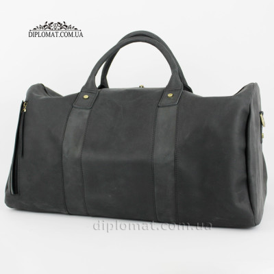 Сумка Дорожная Кожаная TONY BELLUCCI T-5146  01 BLACK Crazy Черный