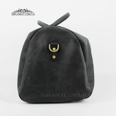 Сумка Дорожная Кожаная TONY BELLUCCI T-5146  01 BLACK Crazy Черный