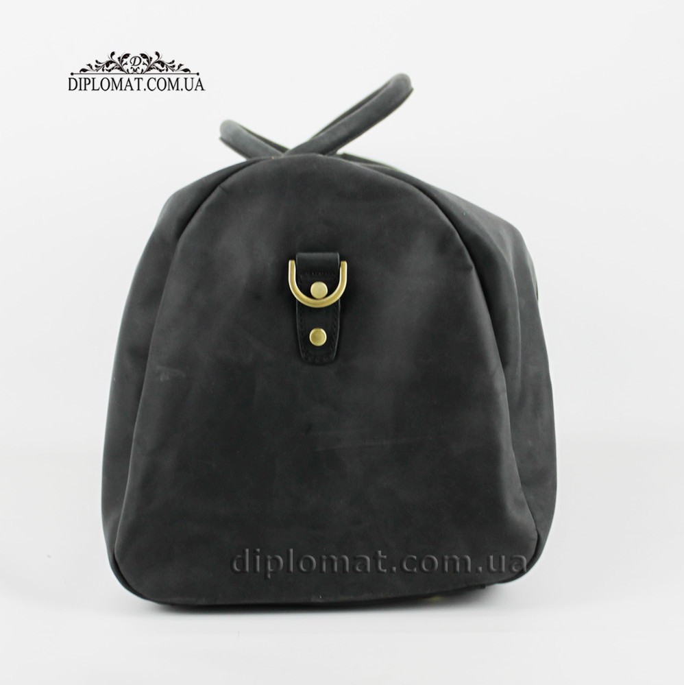Сумка Дорожная Кожаная TONY BELLUCCI T-5146  01 BLACK Crazy Черный