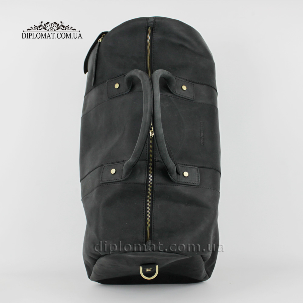 Сумка Дорожная Кожаная TONY BELLUCCI T-5146  01 BLACK Crazy Черный