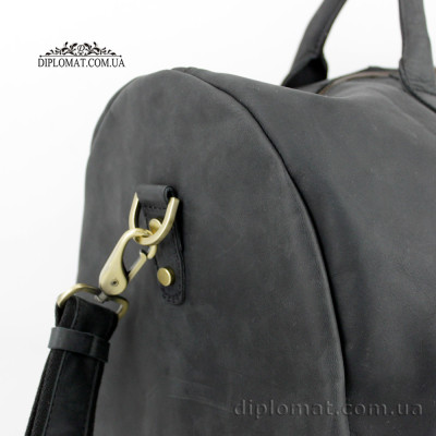 Сумка Дорожная Кожаная TONY BELLUCCI T-5146  01 BLACK Crazy Черный